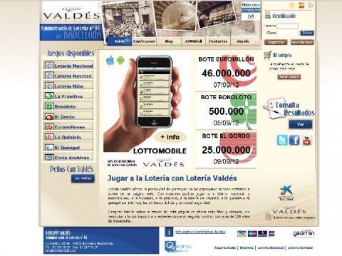 Lotería Valdés: la lotería online